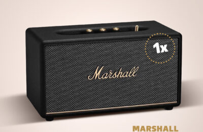 Zasoutěžte si o bluetooth reproduktor Marshall Stanmore III Black